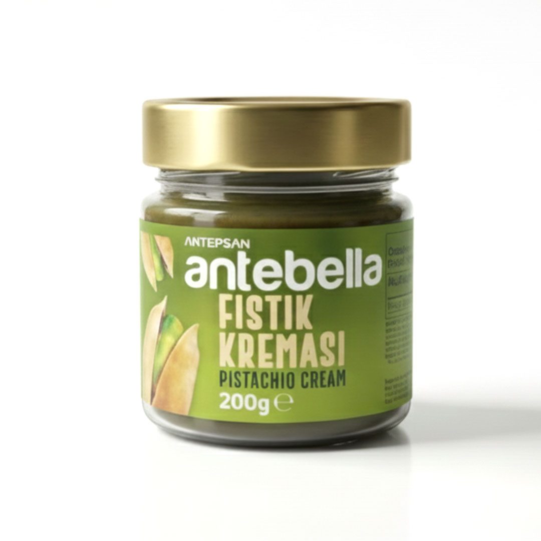 Namaz od pistaća Antebella. Teglica sa kremom od pistaća.
